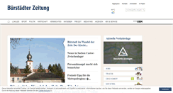 Desktop Screenshot of buerstaedter-zeitung.de